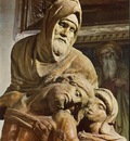 Michelangelo Pieta c1550 detail1