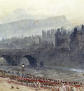 Foster Myles Birket A View Of Old Town And Waverley Bridge From Princes Street Edinburgh