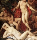 Poussin Midas and Bacchus detail1