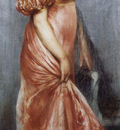 Carrier Belleuse Pierre Young Girl In A Pink Dress