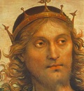 Perugino Pietro The Almighty with Prophets and Sybils 1500 detail2