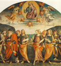 perugino pietro the almighty with prophets and sybils