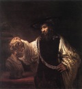 Rembrandt Aristotle with a Bust of Homer