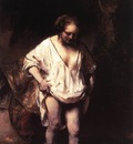 Rembrandt Hendrickje Bathing in a River