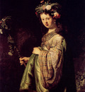 Rembrandt Saskia As Flora