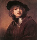 rembrandt self portrait as a young man