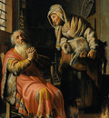 Rembrandt Tobit and Anna with a Kid