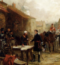Hillingford Robert Alexander Wellington And Blucher Meeting Before The Battle Of Waterloo