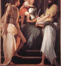 ROSSO FIORENTINO Madonna Enthroned Between Two Saints