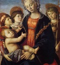 BOTTICELLI Sandro The Virgin And Child With Two Angels
