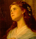 SophieAnderson Portrait Of Young GirlLarge