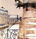 Frits Thaulow Vinter I Paris Winter in Paris