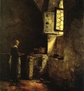 Steele Theodore Clement A Corner in the Old Kitchen of the Mittenheim Cloister