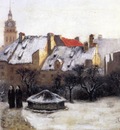 Steele Theodore Clement Winter Afternoon Old Munich