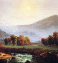 Cole Thomas Morning Mist Rising Plymouth New Hampshire A View in the United States of American in Autunm