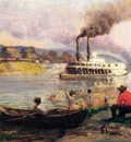 Anschutz Thomas P Steamboat on the Ohio2