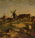 Van Gogh Vincent Montmartre the Quarry and Windmills2