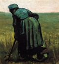 Van Gogh Vincent Peasant Woman Digging