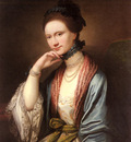 West Benjamin Portrait Of Ann Barbara Hill Medlycott