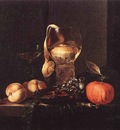 KALF Willem Still Life With Silver Bowl Glasses And Fruit