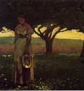 Homer Winslow Girl in the Orchard
