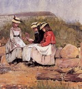 Homer Winslow Girls with Lobster aka A Fisherman s Daughter