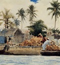 Homer Winslow Sponge Fishing Nassau