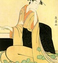 choki, eishosai japanese, active approx  1780
