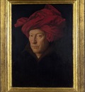 Portrait of a Man in a Turban Jan van Eyck with frame