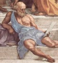 Raphael Ecole d Athenes detail Diogene