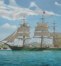 The Aberdeen White Star ship Ulcoats bring immigrants to Auckland in 1863.