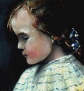 Paul Gosselin  -  Portrait of a little girl