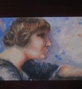 William Glackens woman profile