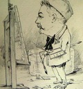 René Leverd  - Self portrait