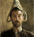 Antonio Mancini - Self portrait