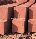 red sandstone tiles