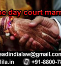 Same day court marriage - Lead India Law Associates