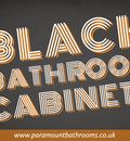 Black Bathroom Cabinets