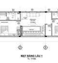 ban ve thiet ke nha 2 tang 100m2 mat tien 5x20m tang