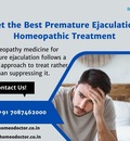 Homeopathic Medicine for Premature Ejaculation Treatment