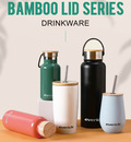 bamboo lid water bottle