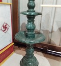 Green marble water fountain