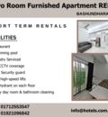 Furnished Short Term 2 Room Flat rentals in Dhaka