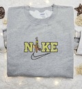 Jerry Hunter x Nike Cartoon Embroidered Sweatshirt, Warner Bros Characters Embroidered Shirt, Best Birthday Gift Ideas for Family